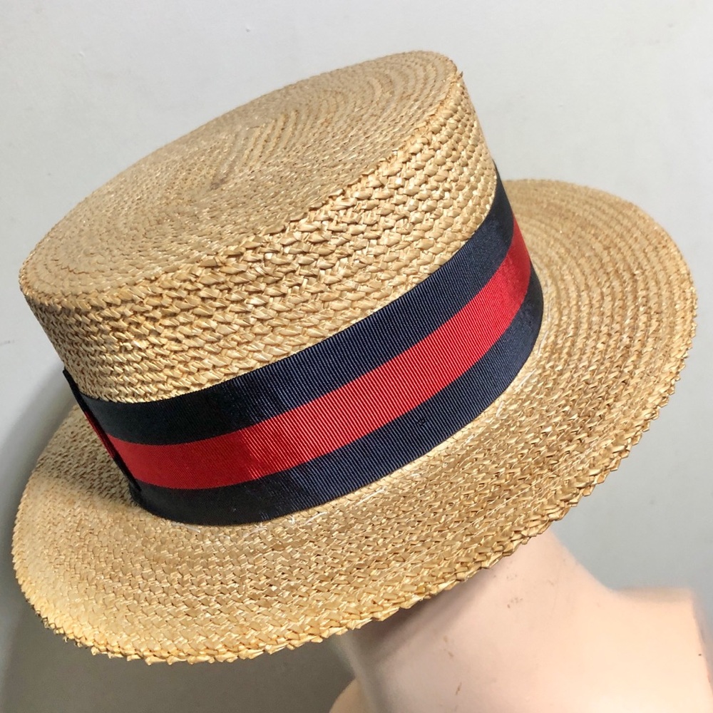 Austin Reed Straw Boater Hat - Picture 4 of 12